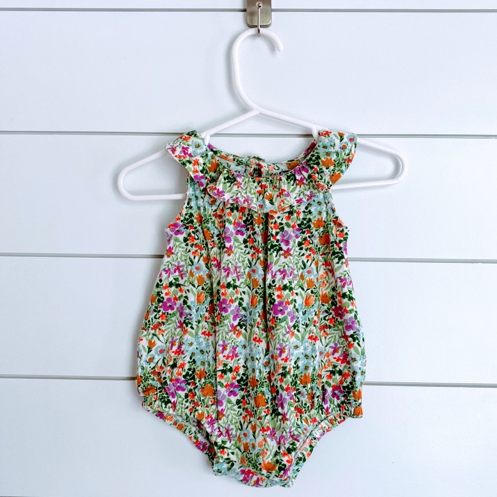 Old Navy Floral Bubble Romper
